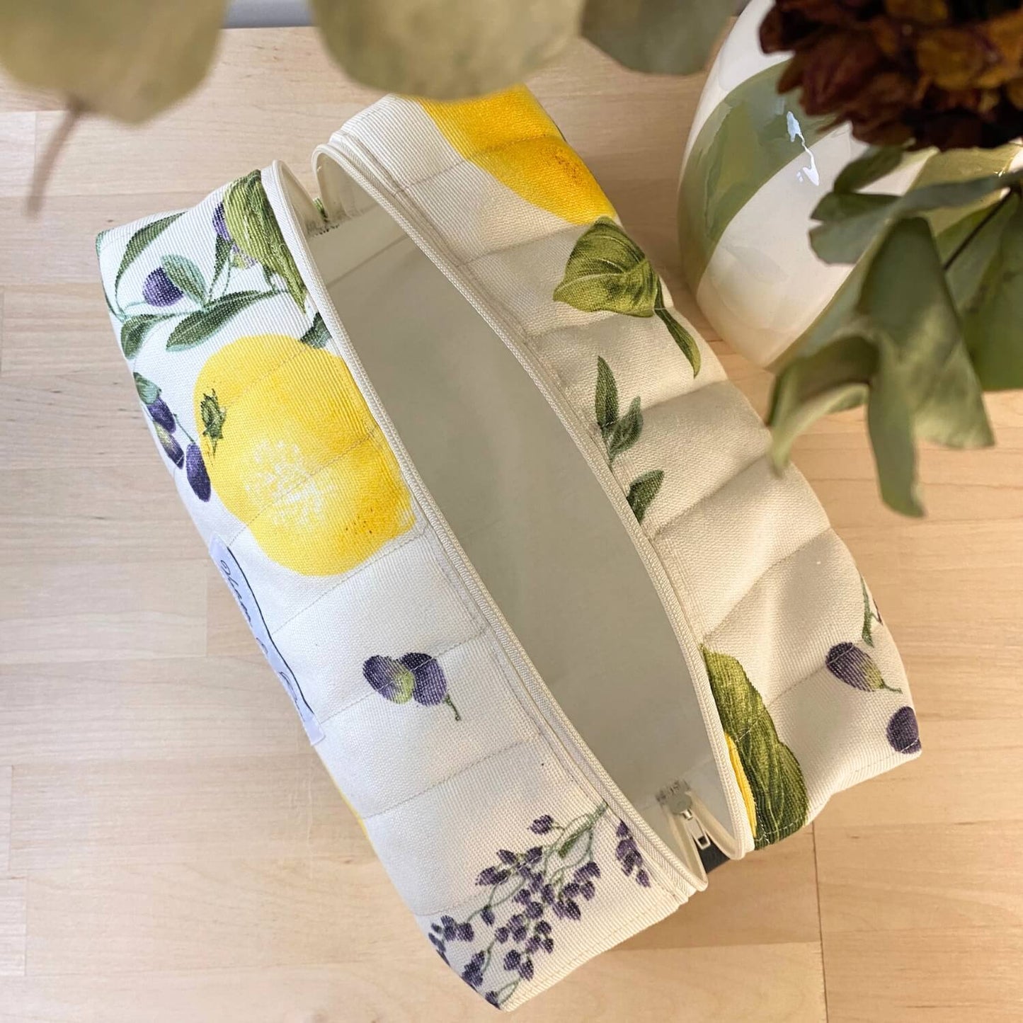 Trousse de toilette citron Dolce Vita Violette & Rose