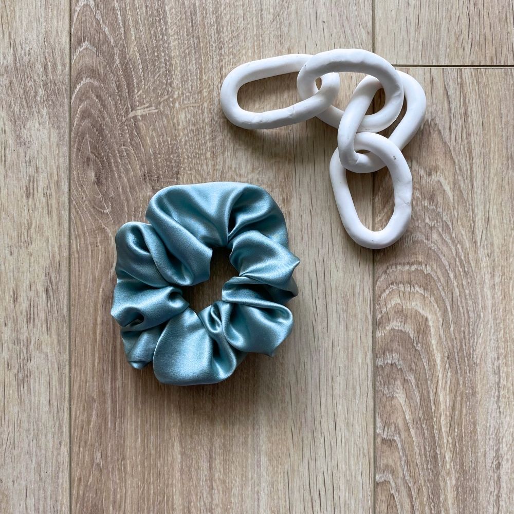 Chouchou en soie véritable Come - Violette & Rose - Accessoires pour cheveux
