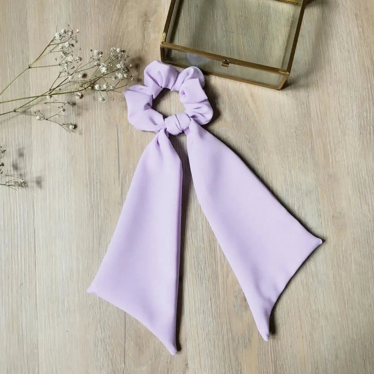 Foulchie lila Lyana - Violette & Rose - Accessoires pour cheveux
