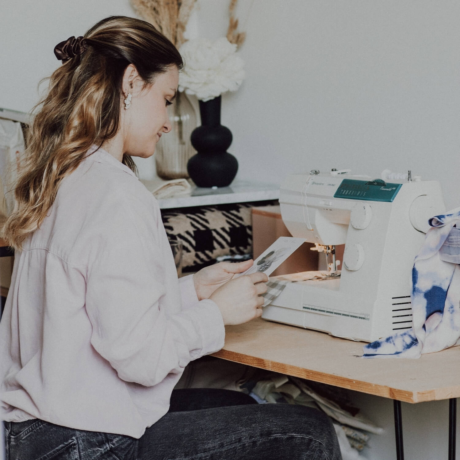 Accessoires de mode Violette et Rose : fait main et Made in France