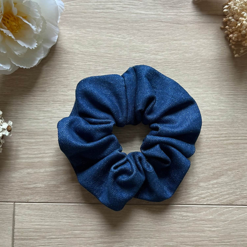 Chouchou en denim Jenna Violette & Rose