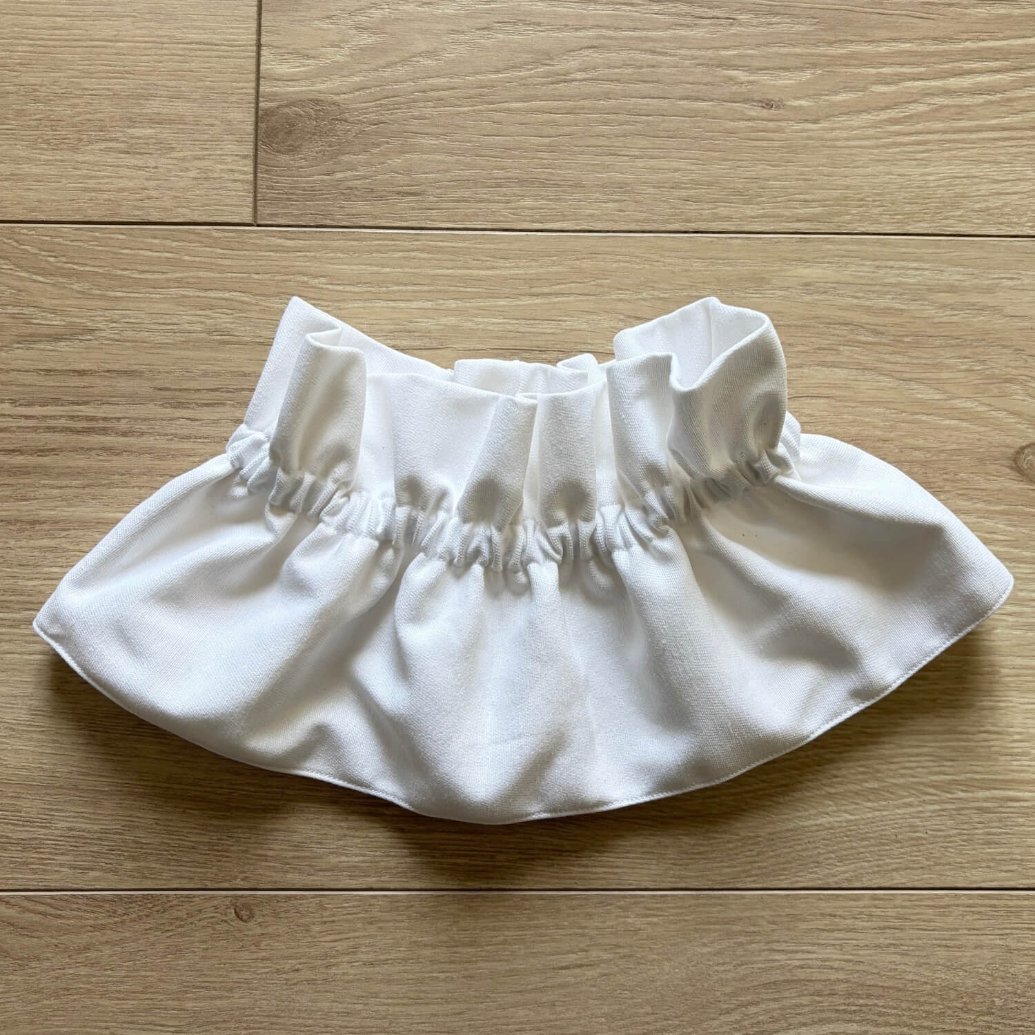 col blanc amovible faux col de chemise