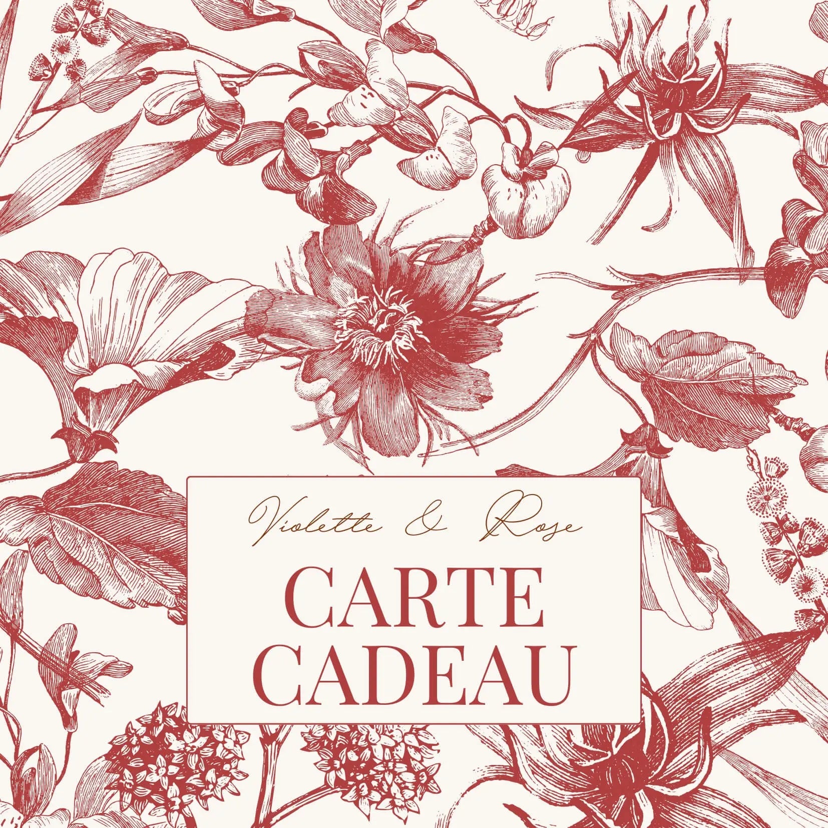 e-carte cadeau Violette & Rose - Violette & Rose - Accessoires pour cheveux