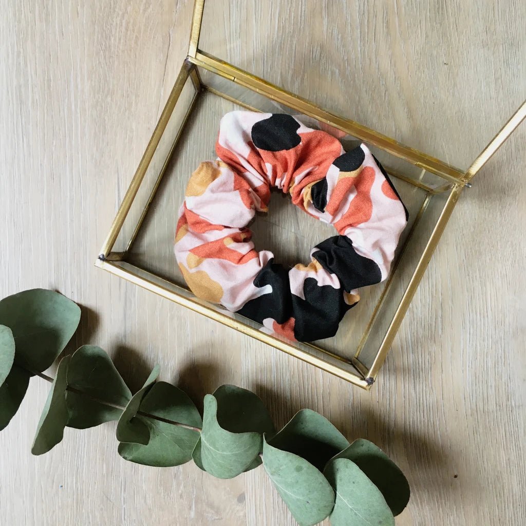 Chouchou cheveux camouflage Caroline - Violette & Rose - Accessoires pour cheveux