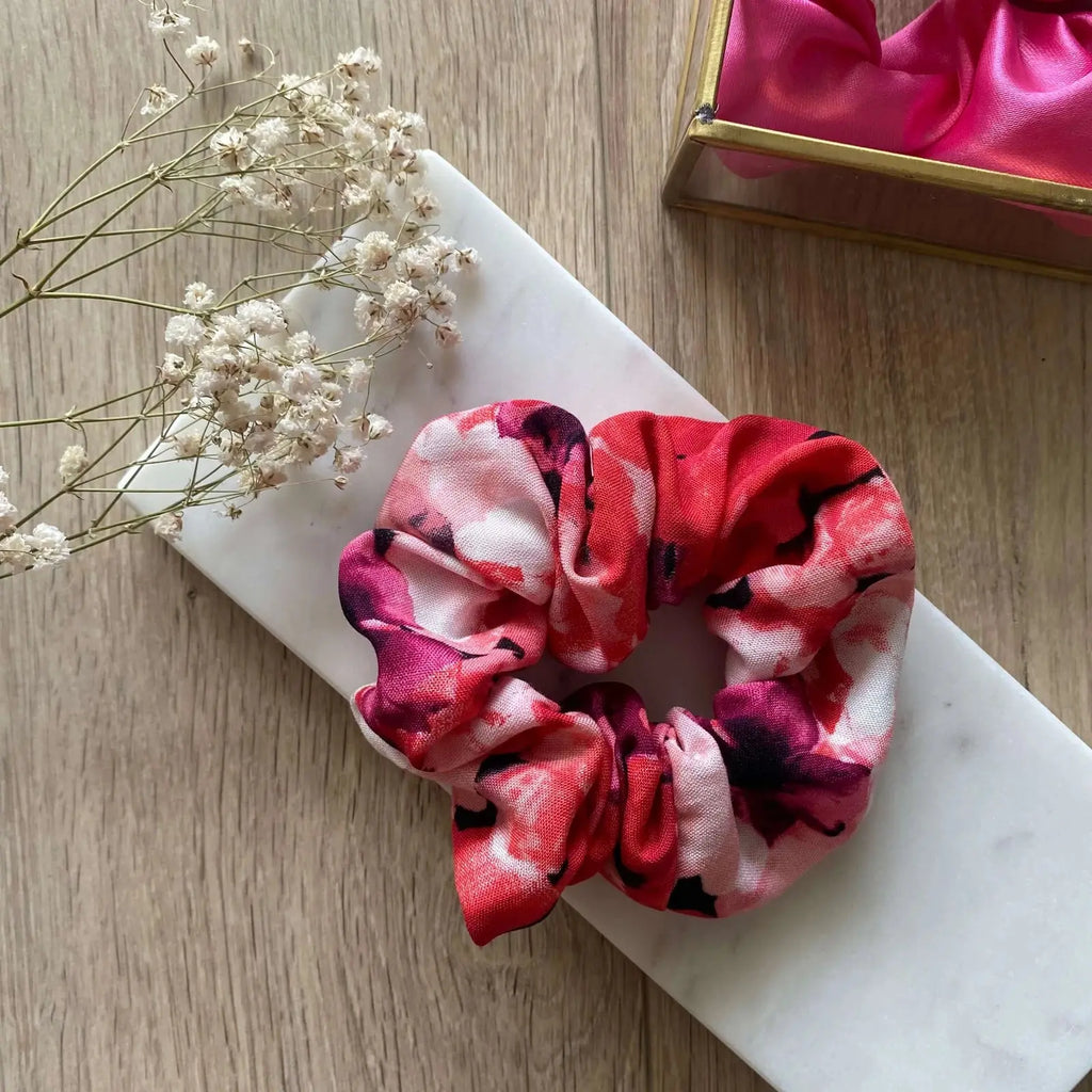 Chouchou cheveux dégradé rose Pia - Violette & Rose - Accessoires pour cheveux