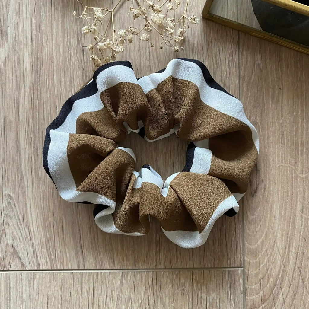 Chouchou mousseline de soie Raia - Violette & Rose - Accessoires pour cheveux