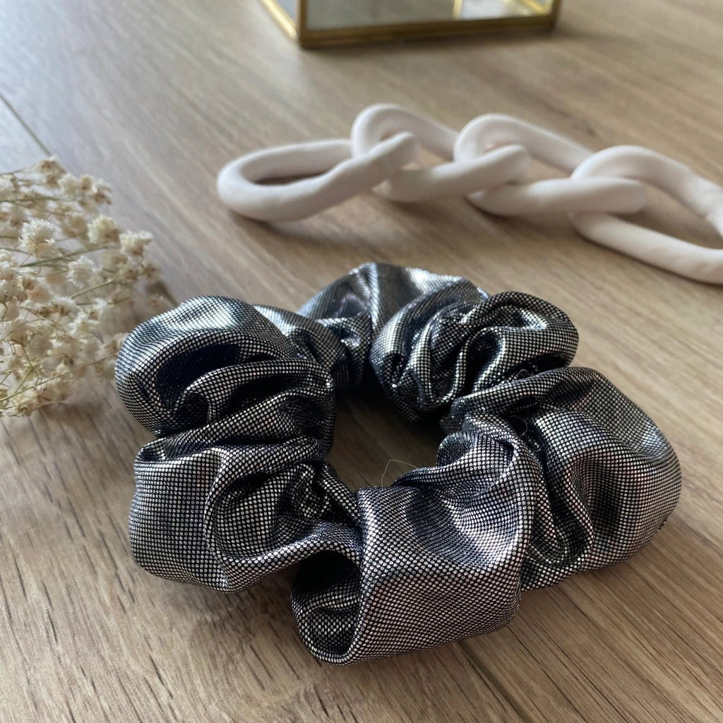 Chouchou cheveux noir paillettes Party Girl - Violette & Rose - Accessoires pour cheveux