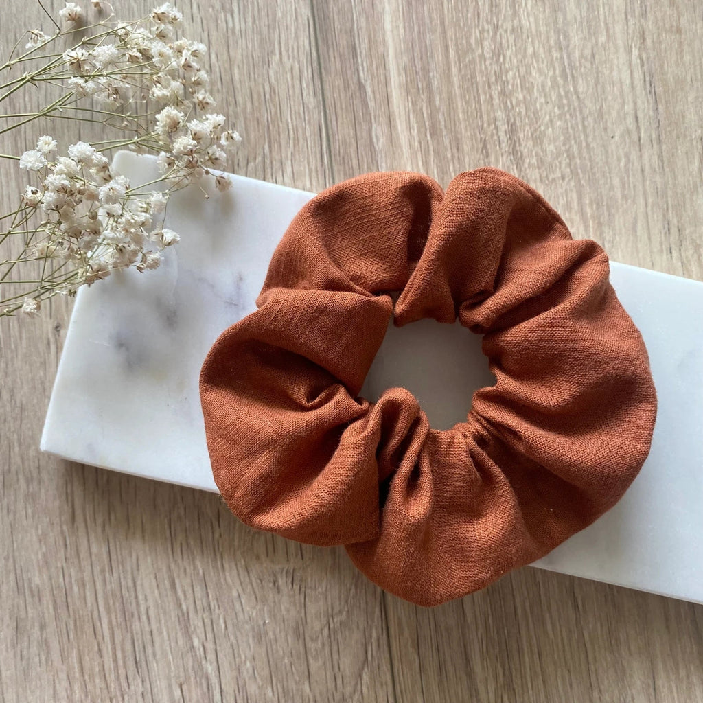 Chouchou cheveux ocre Eve - Violette & Rose - Accessoires pour cheveux