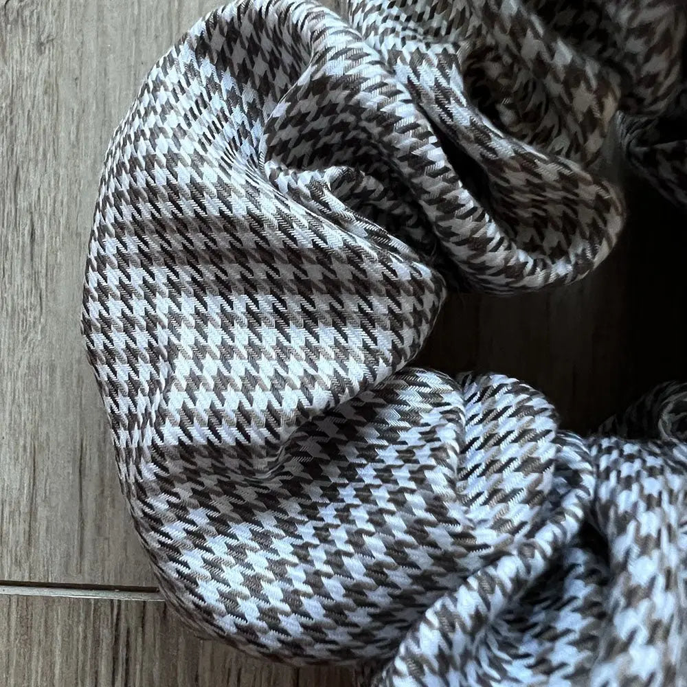 Chouchou cheveux pied de poule Azia - Violette & Rose - Accessoires pour cheveux