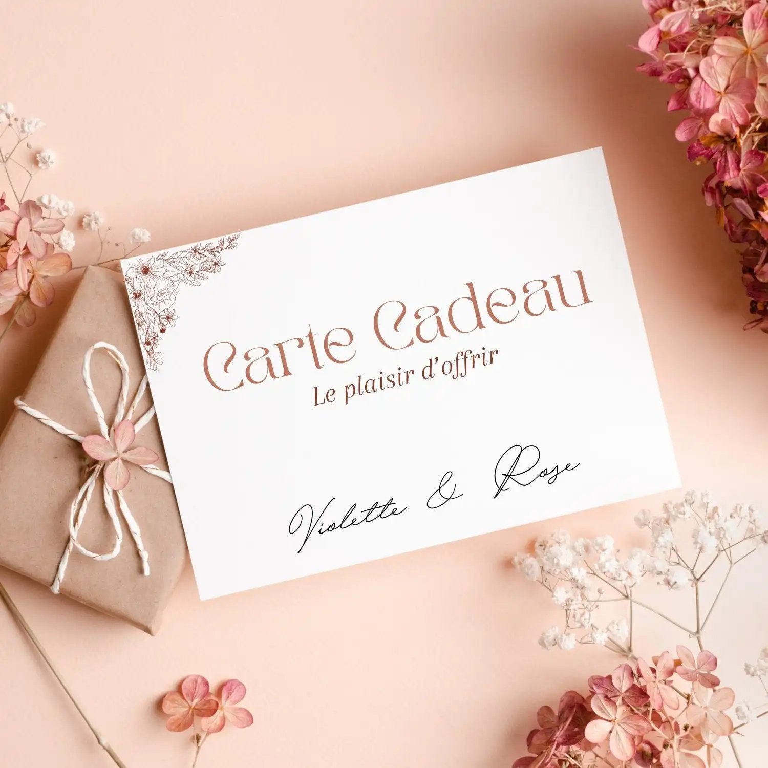 e-carte cadeau Violette & Rose - Violette & Rose - Accessoires pour cheveux