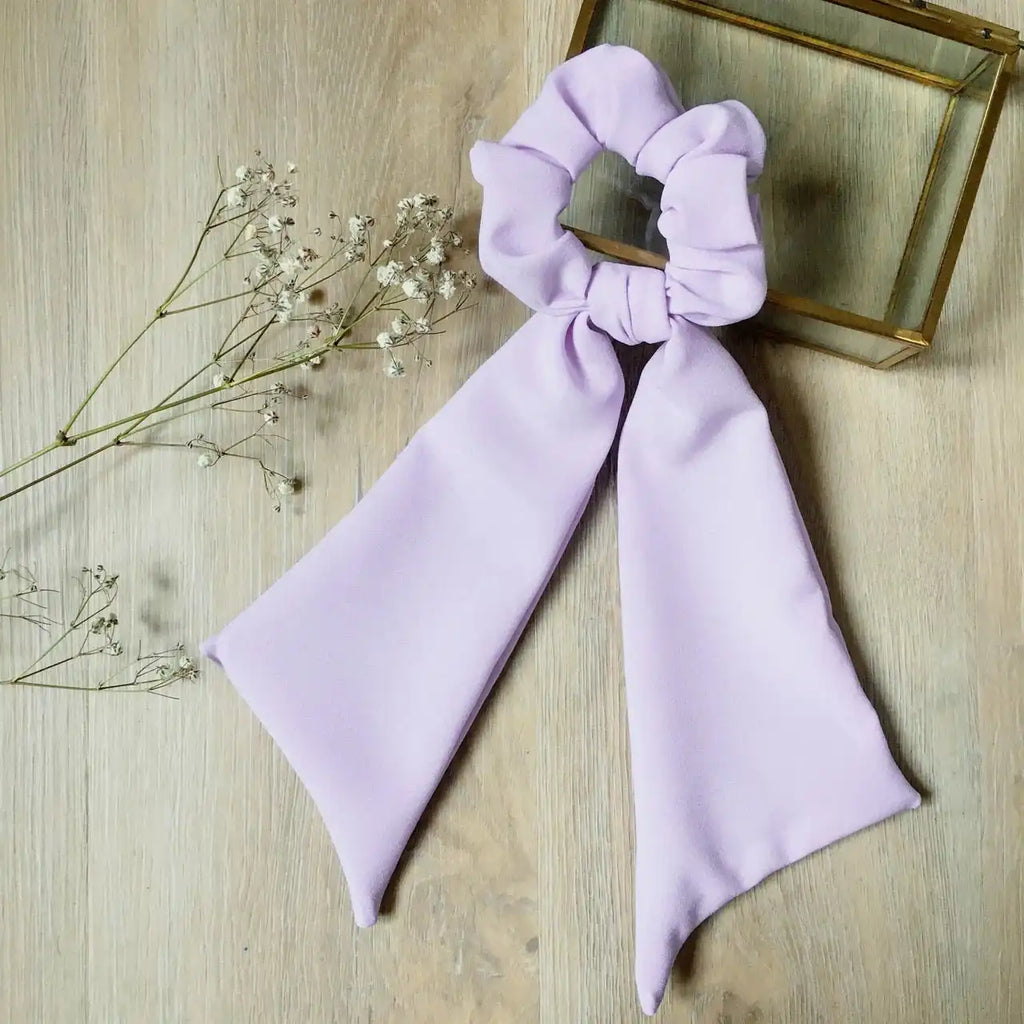 Foulchie lila Lyana - Violette & Rose - Accessoires pour cheveux
